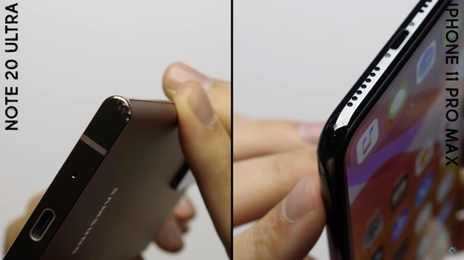 iPhone 11 Pro Max thua tan tác trước Samsung Galaxy Note20 Ultra trong màn tra tấn thử độ bền - phunuduongthoi.vn - Ảnh 6