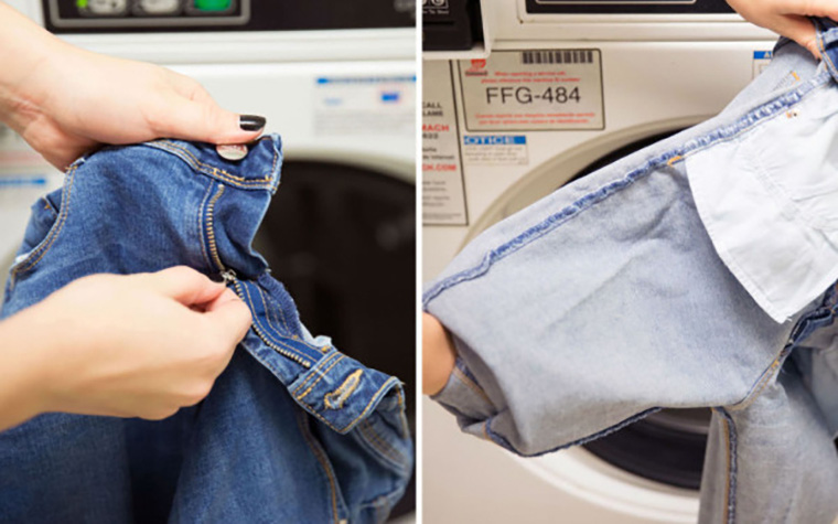 Những sai lầm thường thấy khi giặt quần jean bằng máy giặt mà đến 80% người dùng sẽ mặc phải - Ảnh 2.