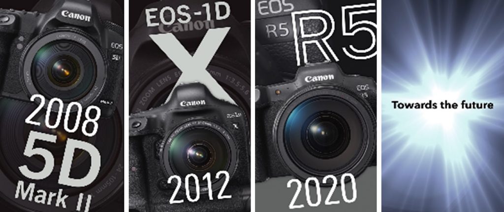 Các dòng máy Canon qua các thời kỳ
